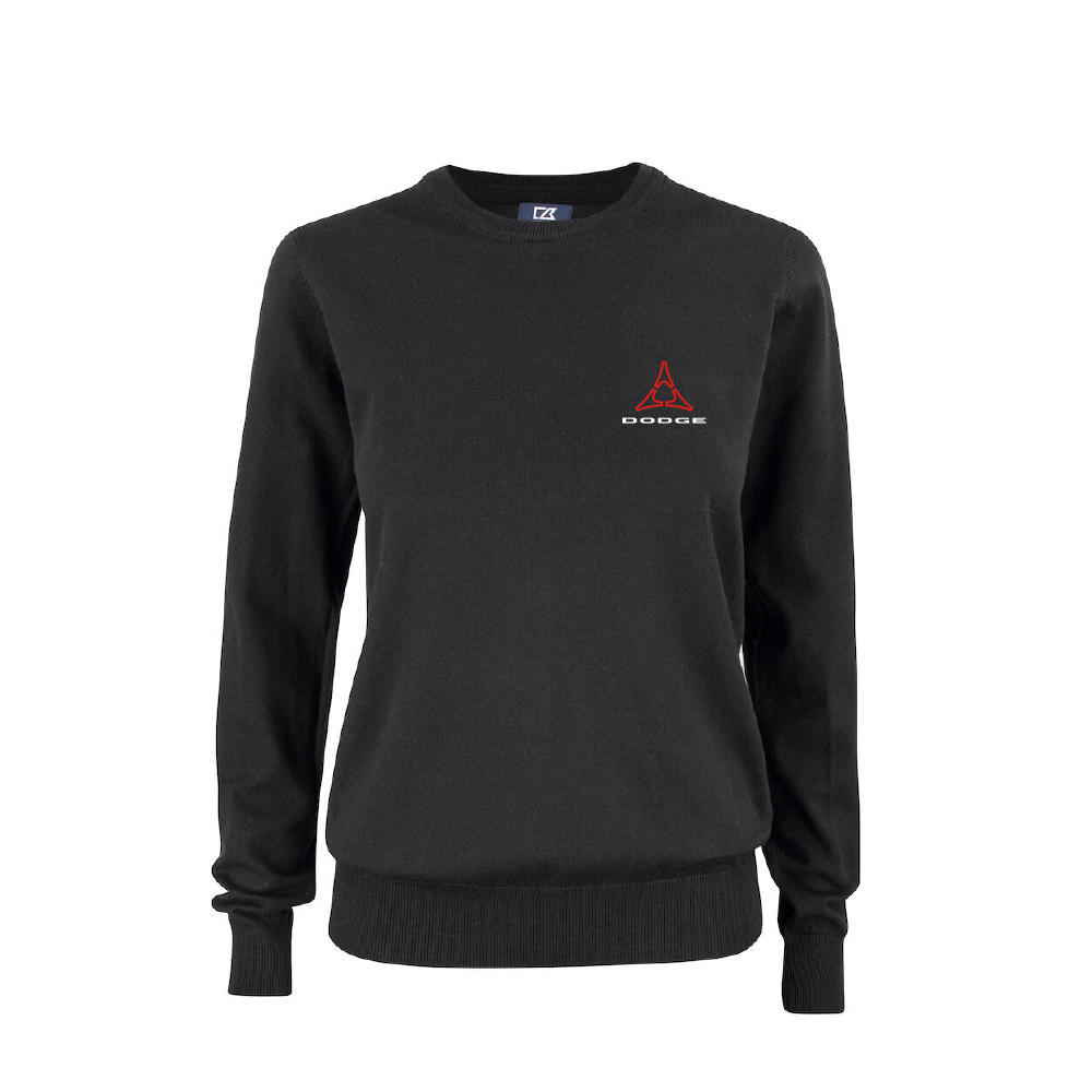 Dodge Crewneck Ladies Black